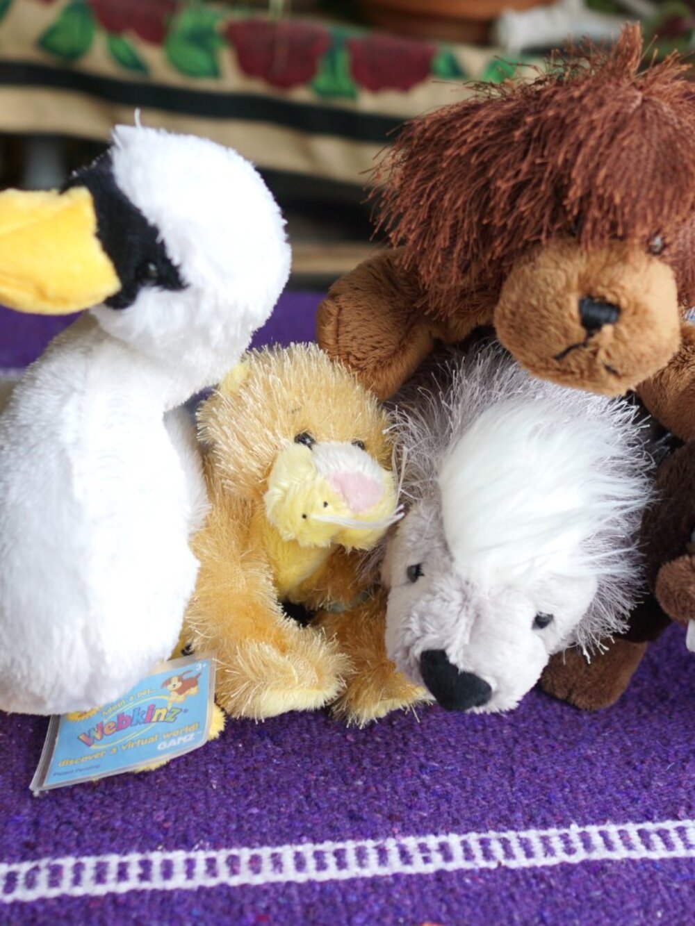 5 Brand New with tags and codes Ganz Webkinz stuffed animals